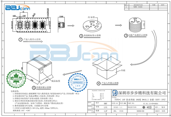 type-c防水母座2 type-c防水母座2
