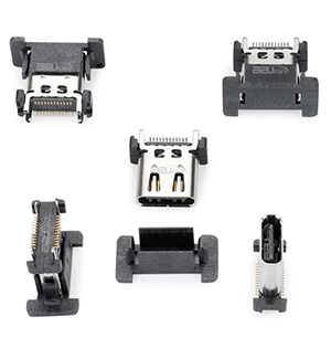 Type C 24P 母座 直立式 H=10.0 (JAE)--UC.01.62-1G-0001