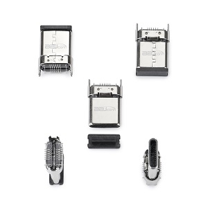 UC.02.61-15-0001--TYPE-C 16P 公頭 直立式 四腳插 H=10.95（端子SMT）鉚合款 無小腳